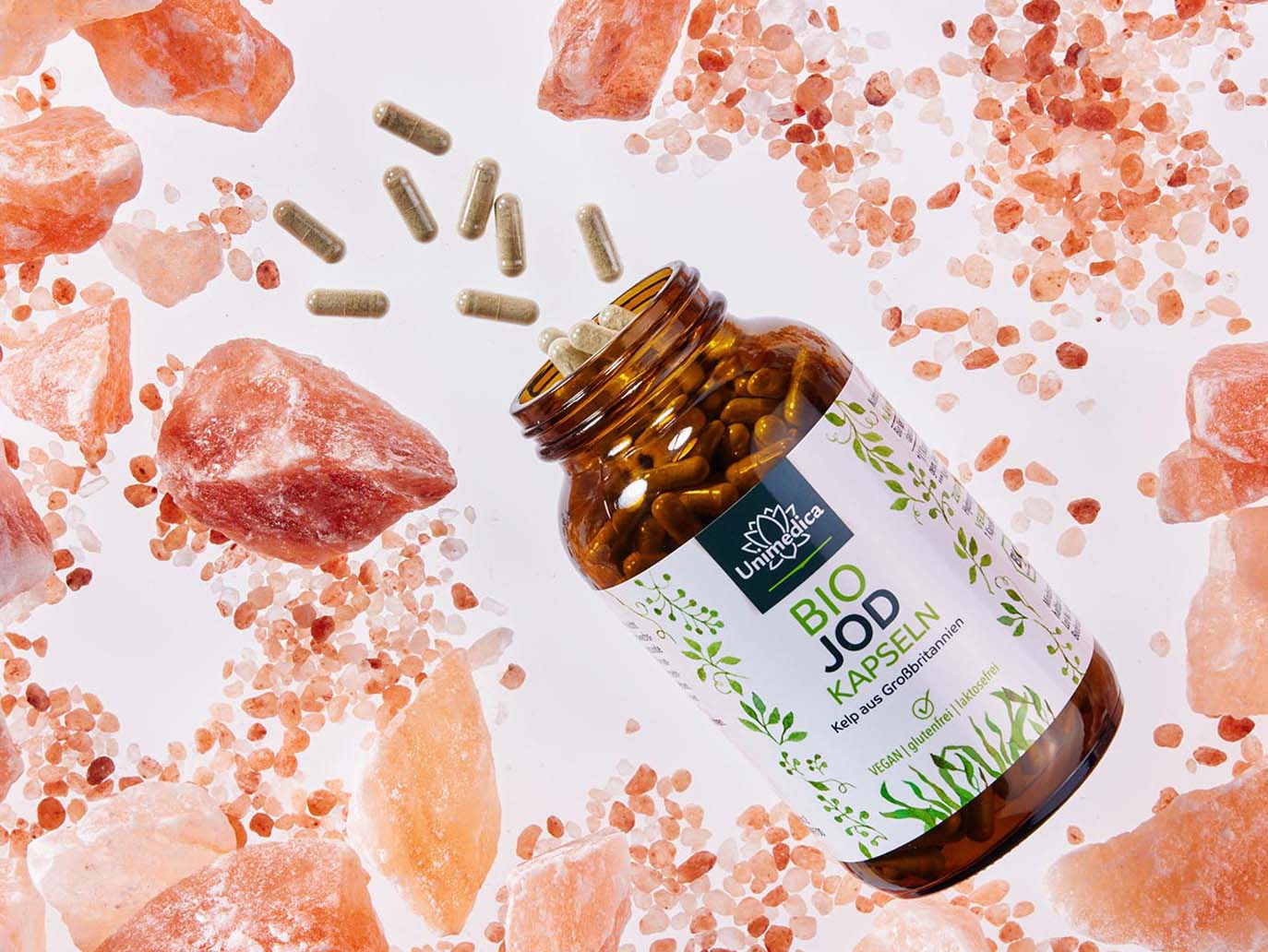 Gélules d'iode bio - 150 µg d'iode naturel issu du varech noueux (algues brunes) - 365 gélules - de Unimedica