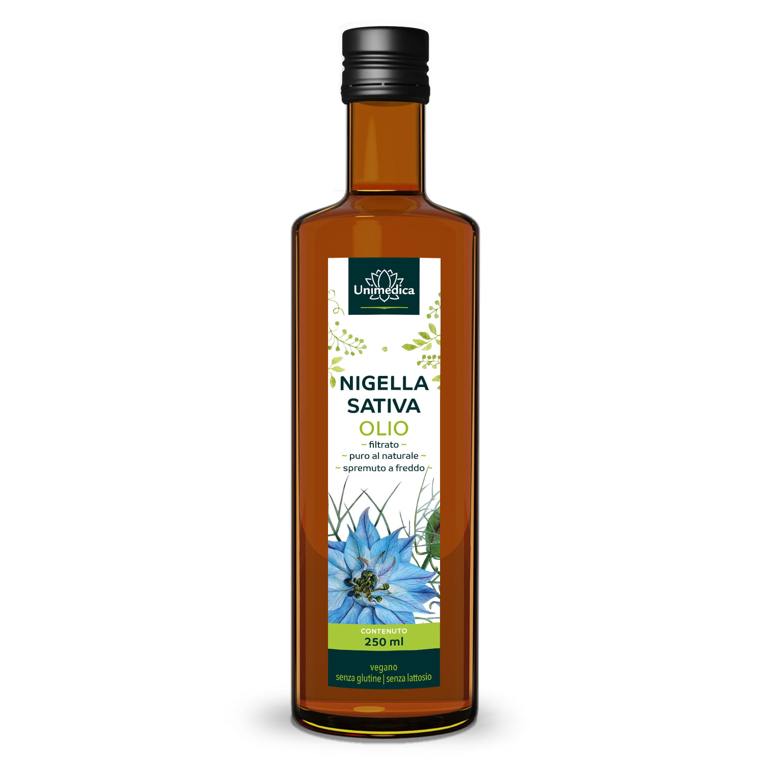 Olio di cumino nero filtrato - 250 ml - di Unimedica
