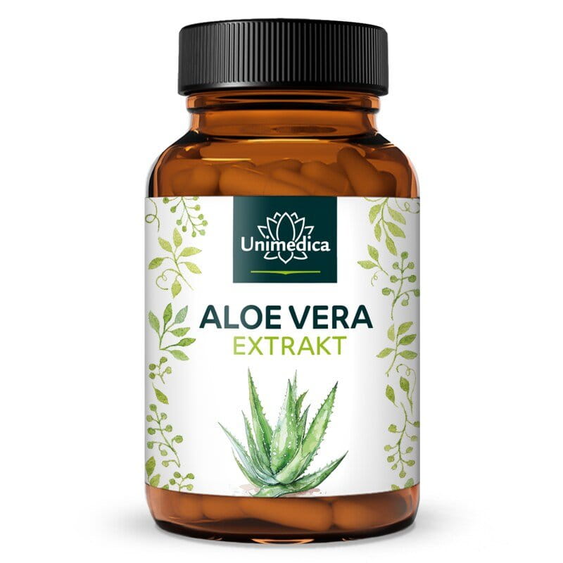 Aloe Vera Extrakt Kapseln - 90 Kapseln - von Unimedica