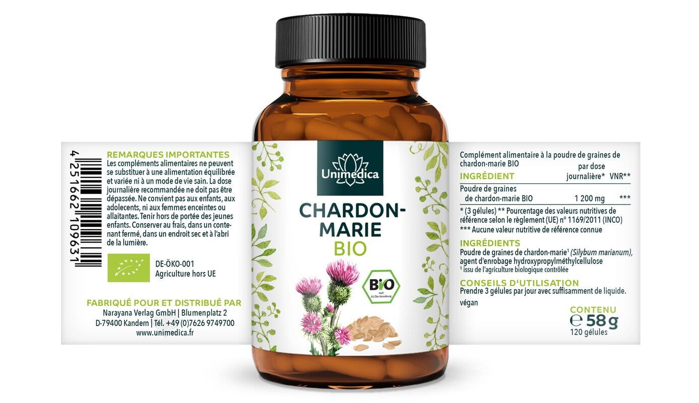 Chardon-Marie Bio  Végane  par Unimedica