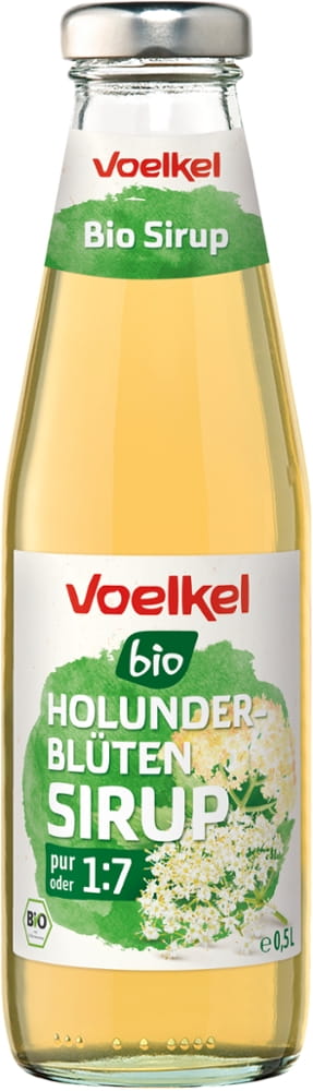 Bio Sirup Holunderblüte - Voelkel - 0,5 Liter