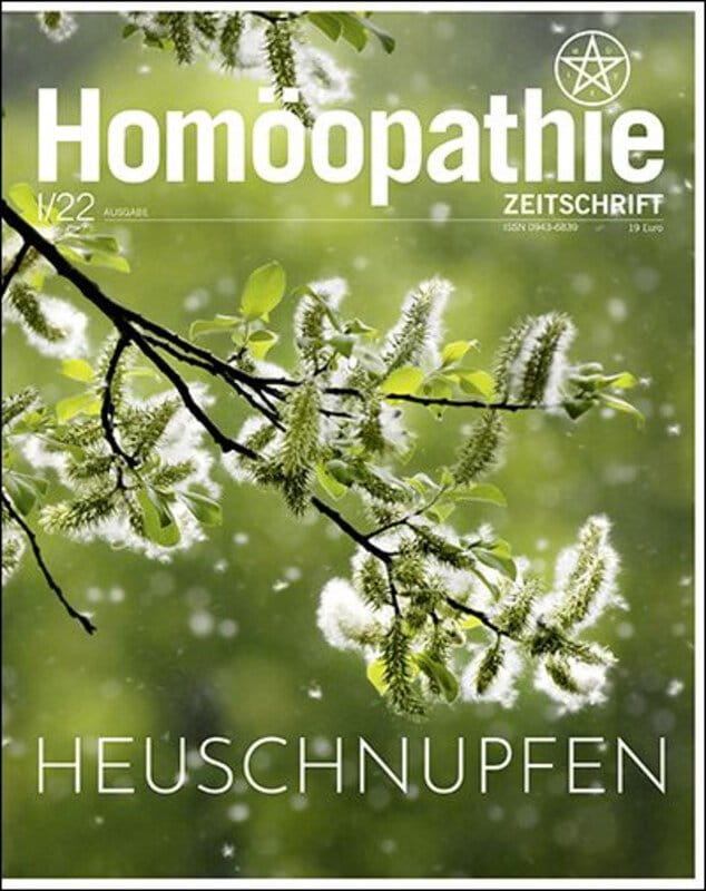 Homöopathie Zeitschrift 2022/1 - Heuschnupfen
