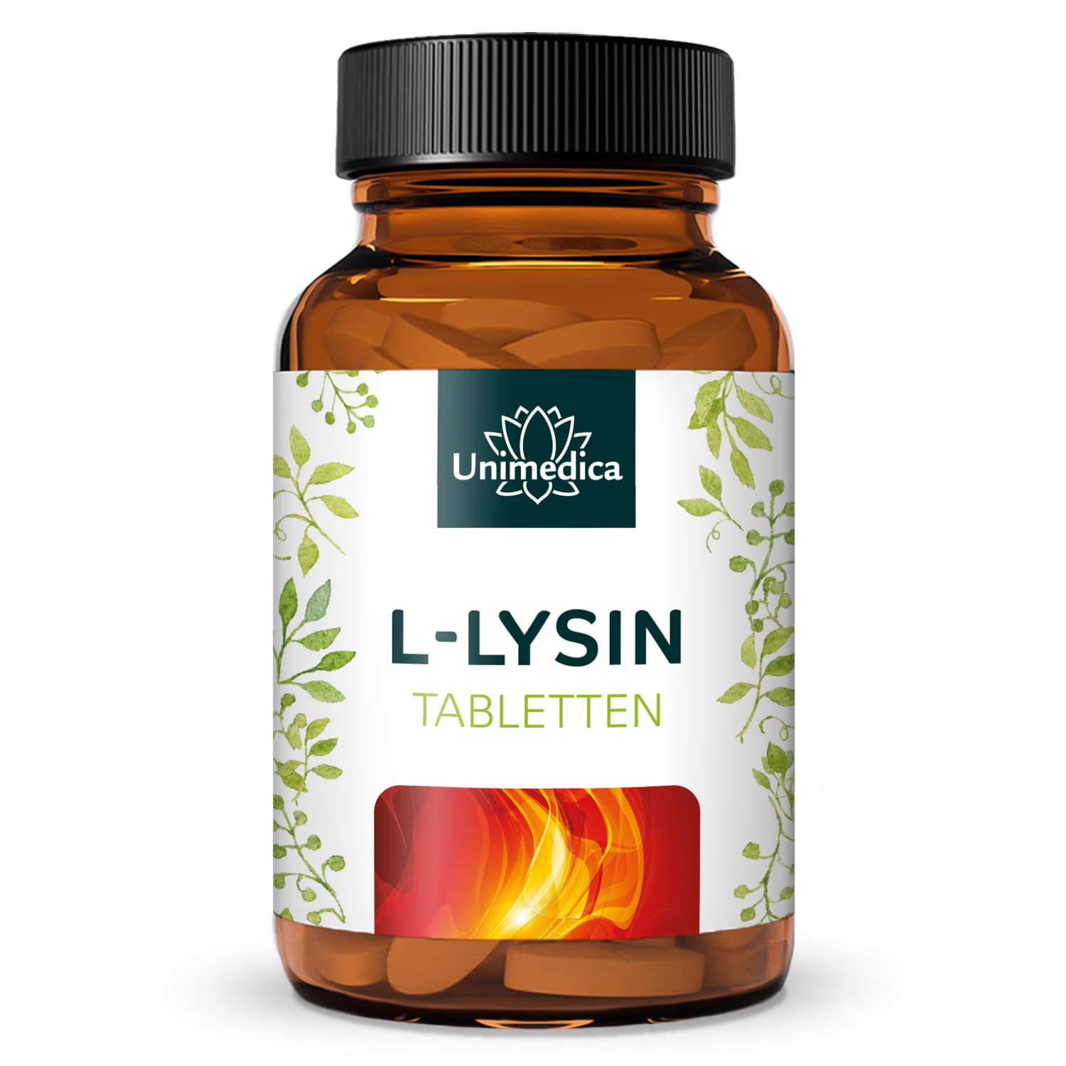 L-Lysin HCl - 2.000 mg pro Tagesdosis (2 Tabletten) - 360 Tabletten - von Unimedica