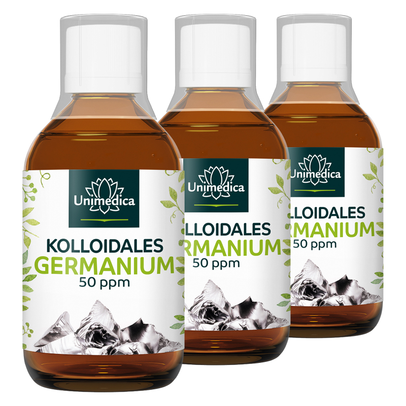 Lot de 3: Germanium colloïdal - 50 ppm - 3 x 200 ml - par Unimedica