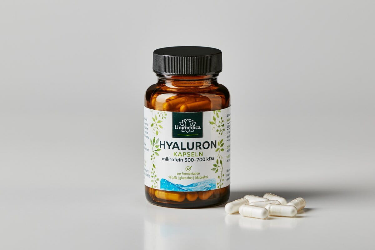 Hyaluron  Hyaluronic Acid Capsules, microfine 500-700 kDa - high-dose - by Unimedica - 90 capsules