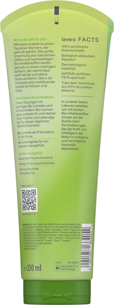 Lavera Erfrischende Pflegedusche - 250 ml