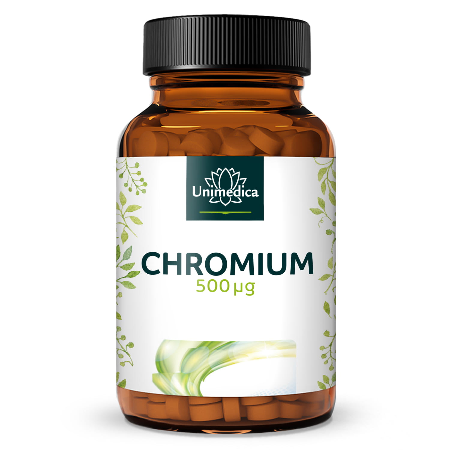 Chromium - 500 µg per daily dose (1 tablet) - 180 tablets - from Unimedica