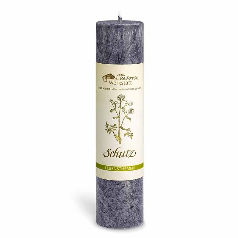 Heilkräuter Kerze Schutz - Allgäu Kräuterwerkstatt