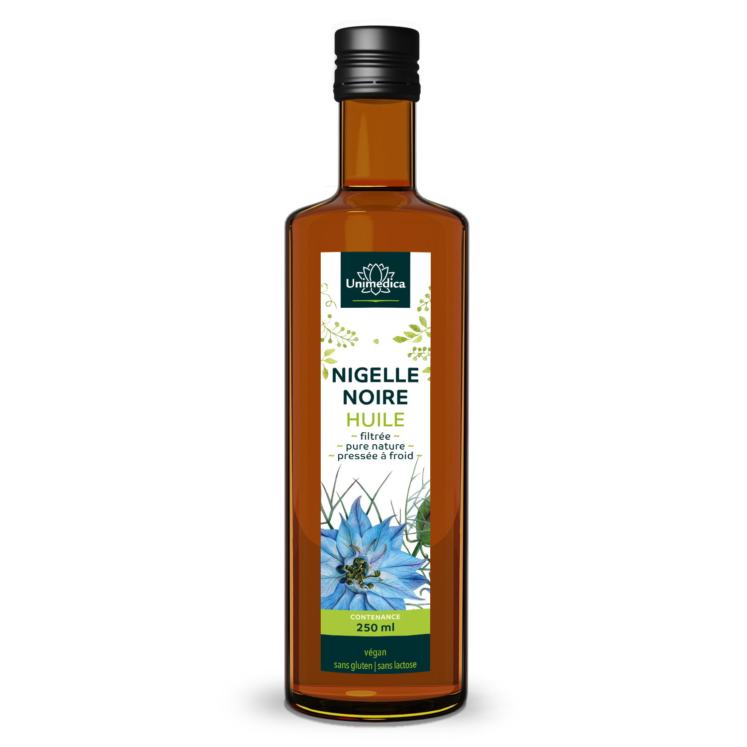 Huile de nigelle filtrée - 250 ml - de Unimedica