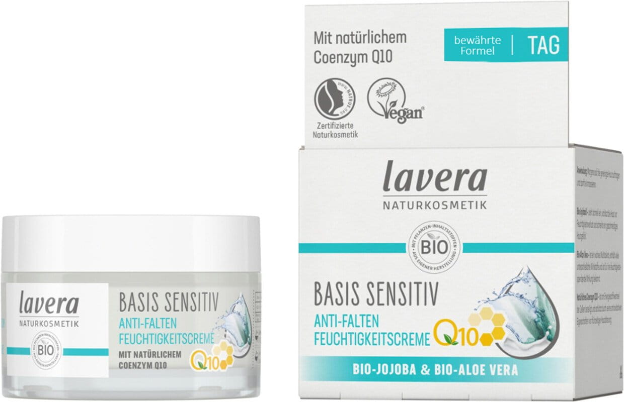 Lavera basis sensitiv Anti-Falten Feuchtigkeitscreme Q10 - 50 ml