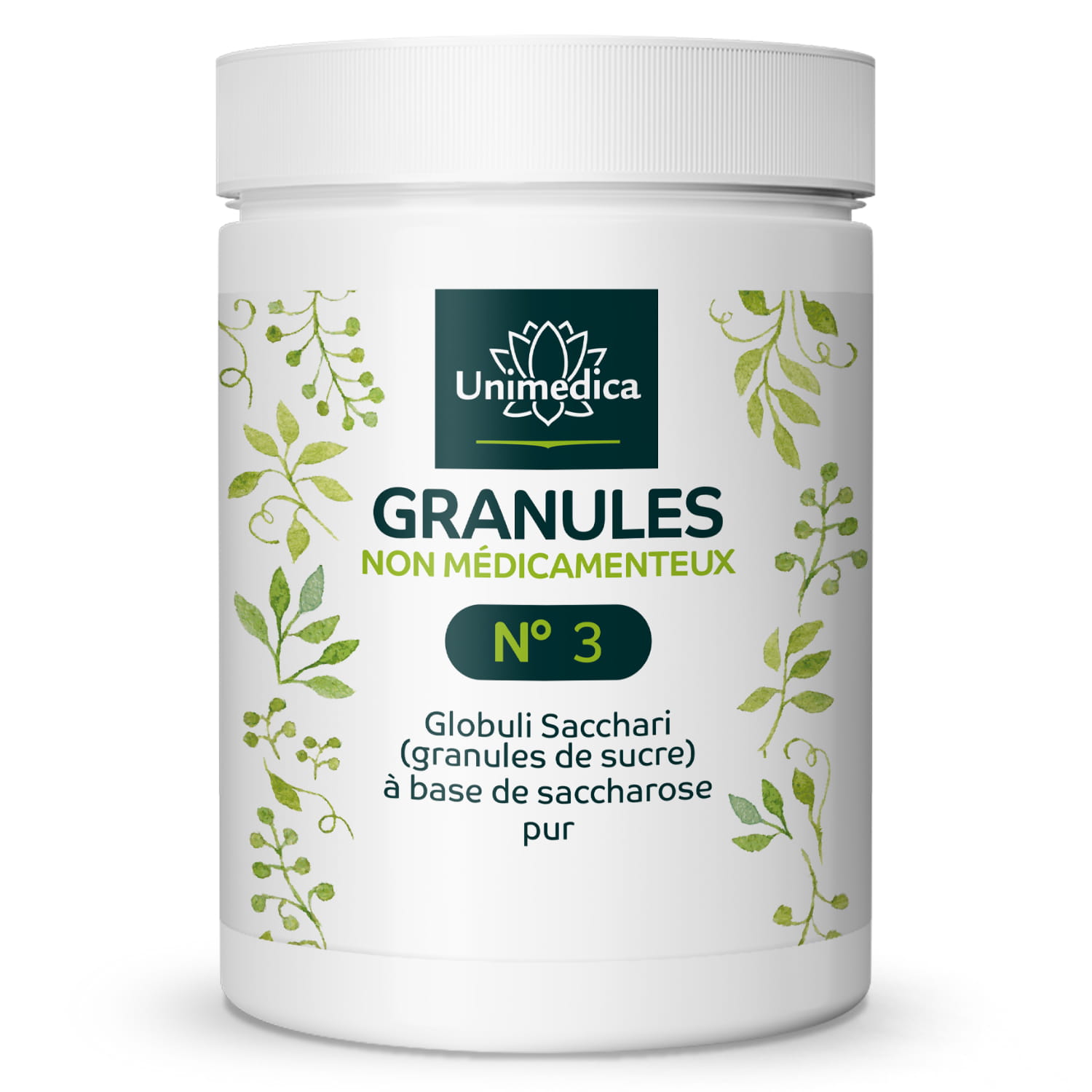 Granules neutres taille n° 3 ; Ø 2,2 mm - 1 kg