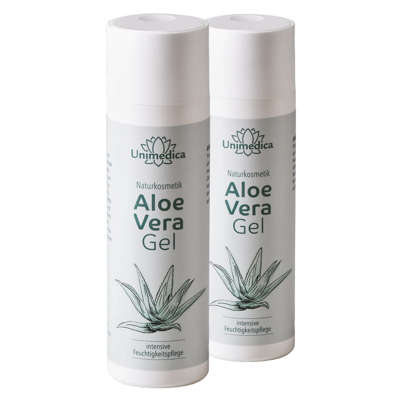 Set: Gel di Aloe Vera - Cosmetici naturali - 2 x 200 ml - di Unimedica