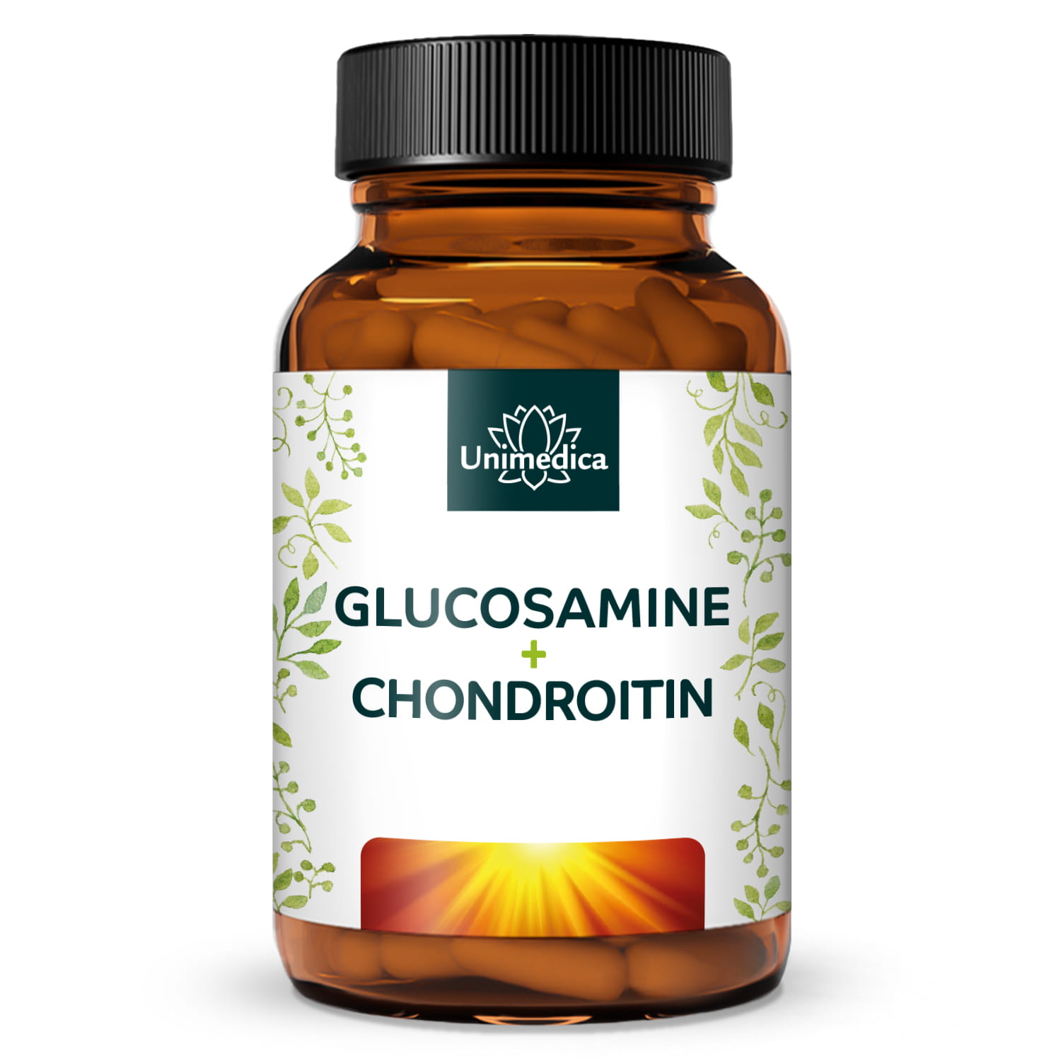 Glucosamine + Chondroitin - 1000 mg / 1200 mg per daily dose - 180 capsules - from Unimedica