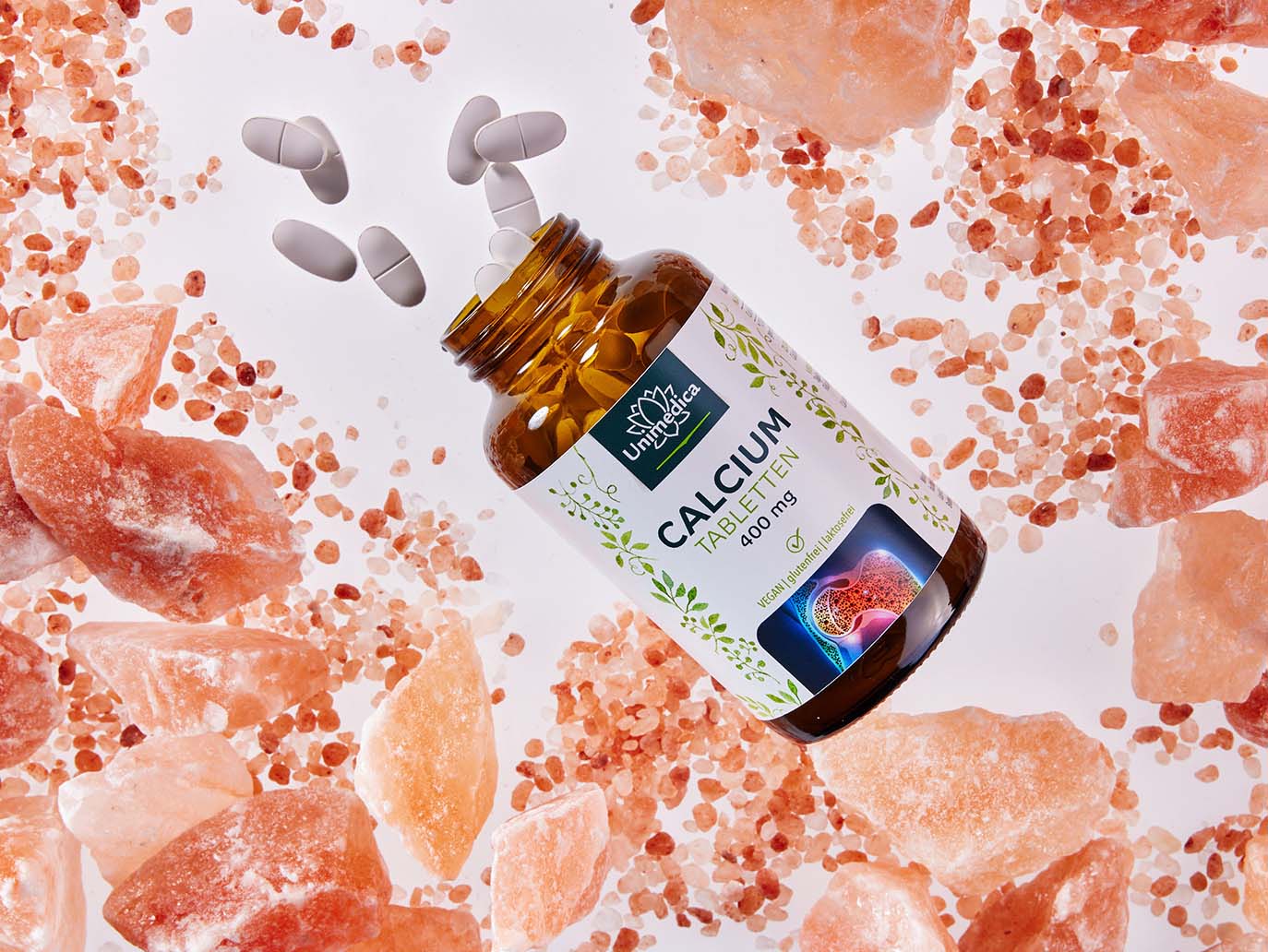 Comprimés de calcium - 800 mg par dose quotidienne (2 comprimés) - 180 comprimés - de Unimedica