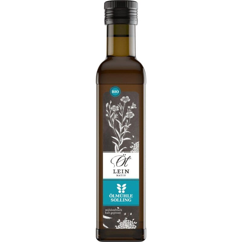 Leinöl nativ Bio - Ölmühle Solling - 250 ml