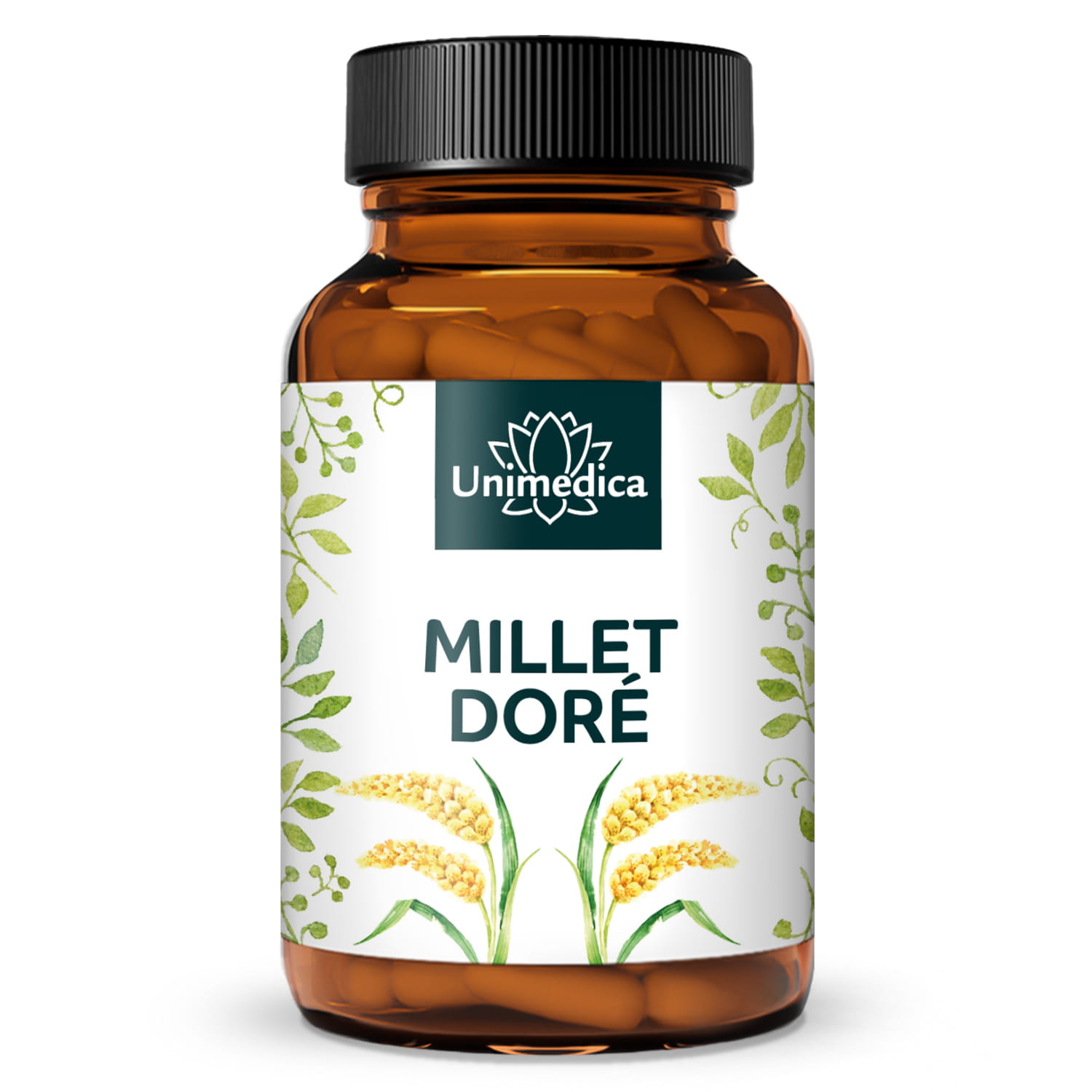 Extrait de millet doré - 840 mg par dose journalière (3 gélules) - 90 gélules