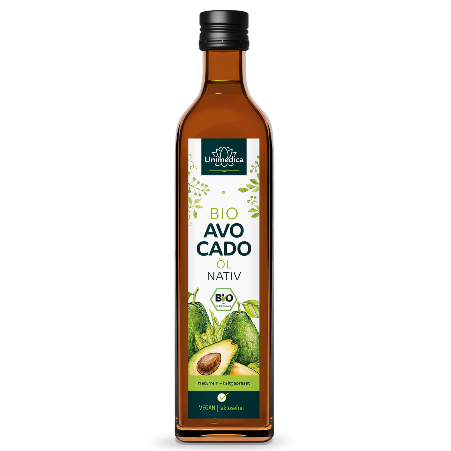 Bio Avocadoöl nativ - 250 ml - von Unimedica