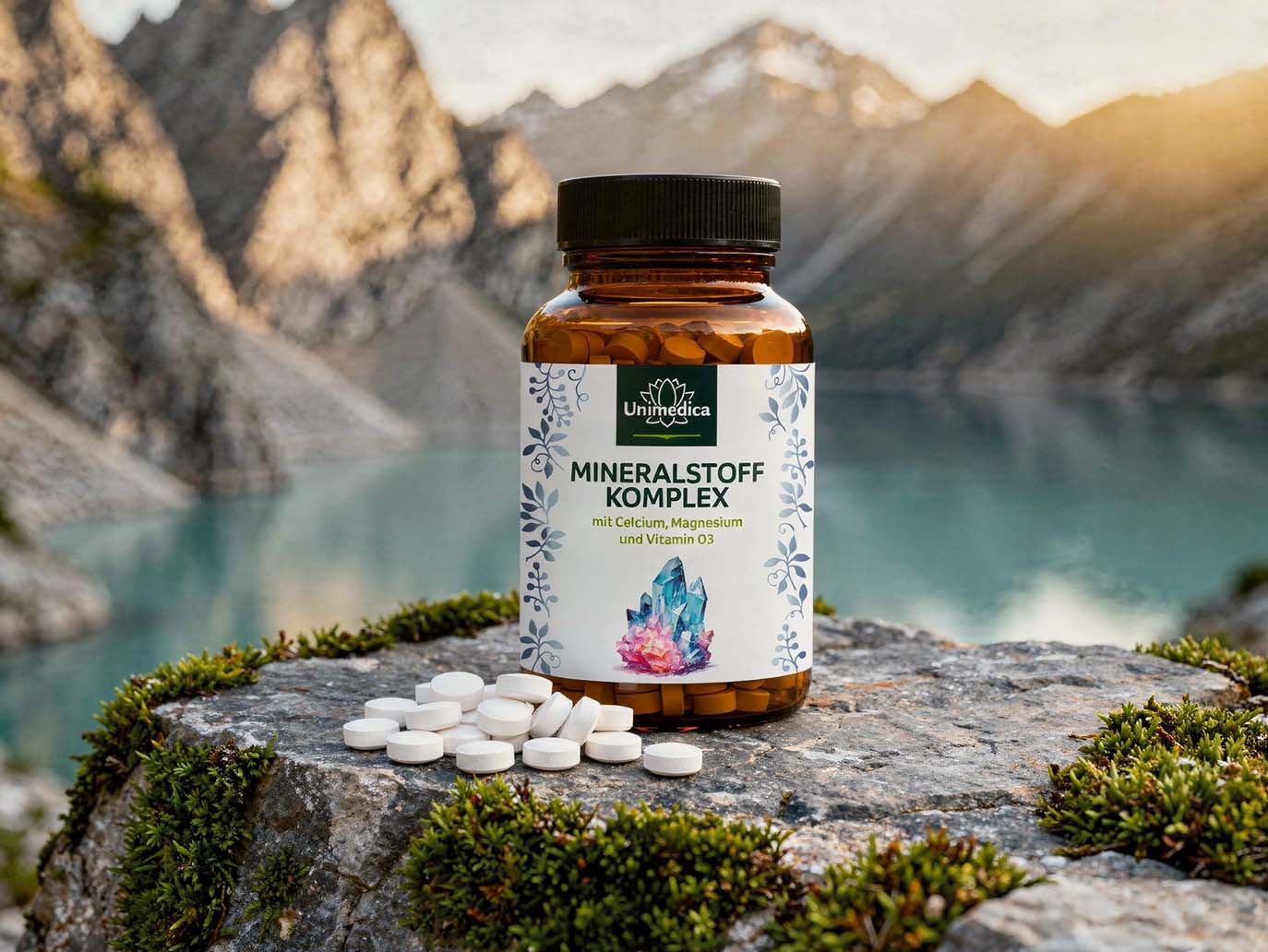 Mineralstoff Komplex - mit Calcium, Magnesium und Vitamin D3 - 400 Tabletten - von Unimedica