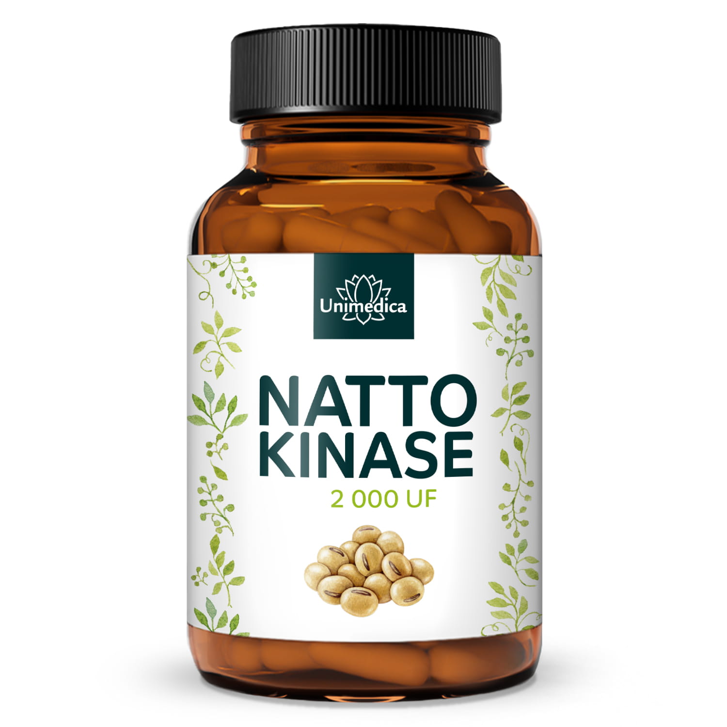 Nattokinase - 100 mg / 2 000 FU hautement dosée - 180 gélules - par Unimedica