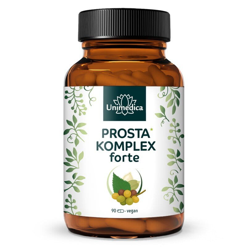 Complexe Prosta* forte  à l'extrait de graines de courge, à l'extrait de palmier nain et à la racine d'ortie - 90 gélules - par Unimedica