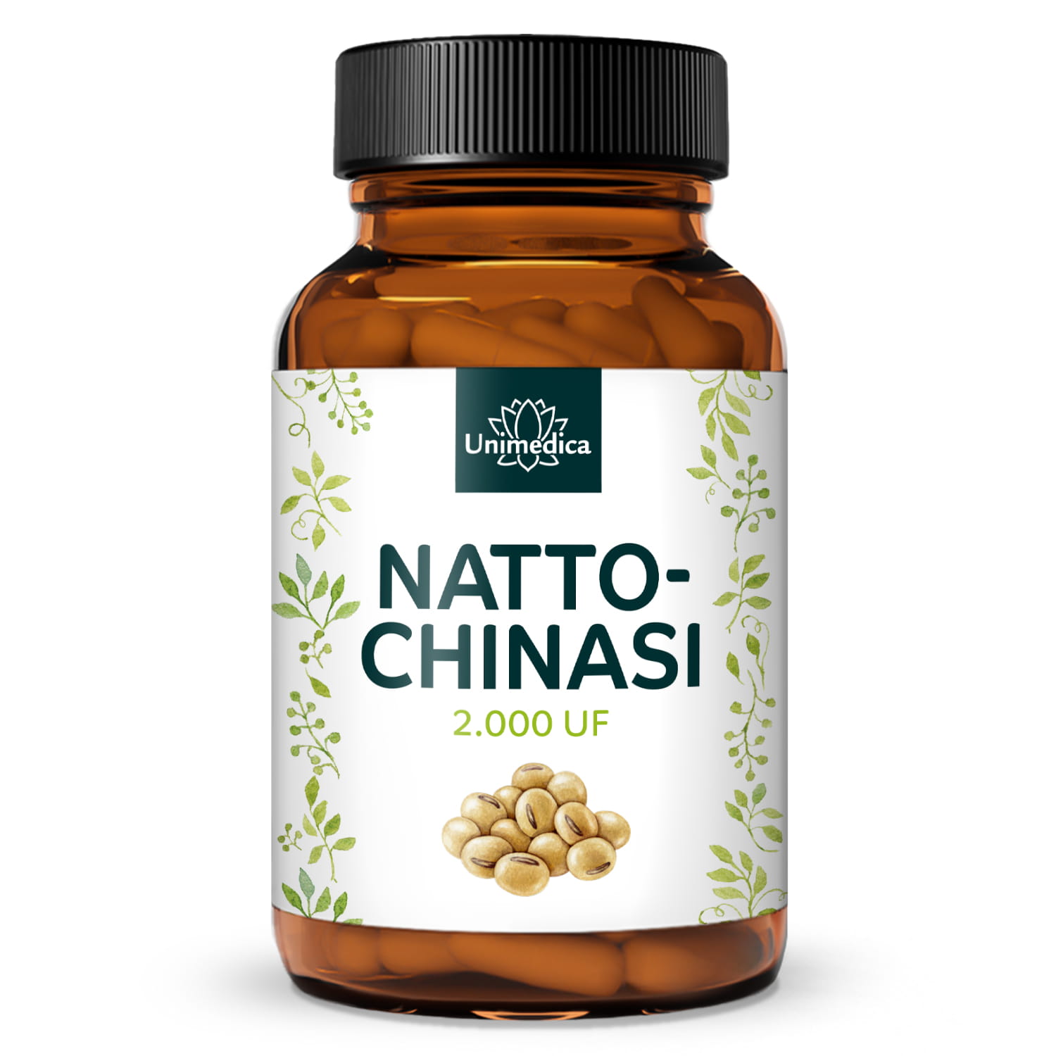 Nattokinase - 100 mg / 2000 FU per dose giornaliera (1 capsula) - 180 capsule - di Unimedica