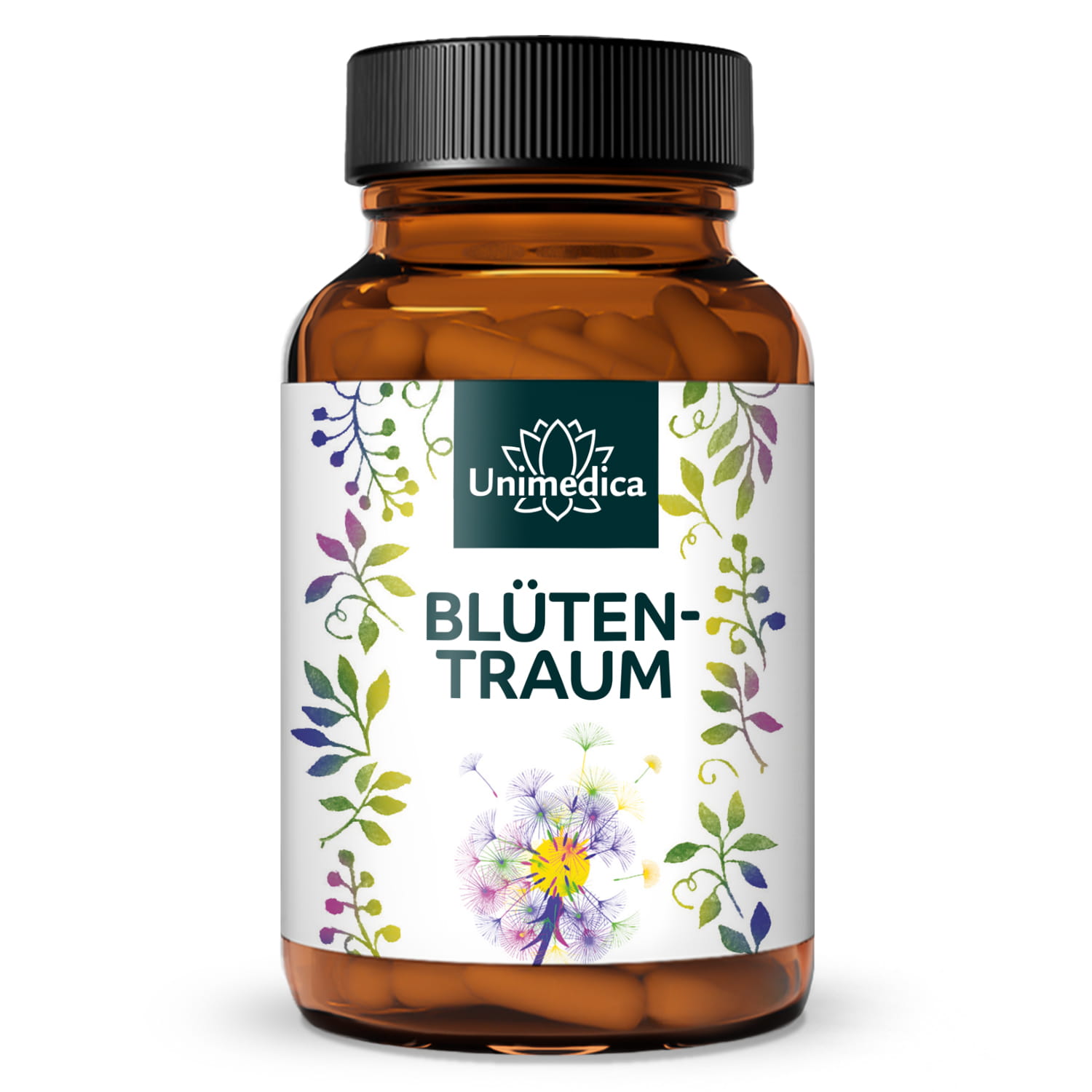 Rêve de fleurs - complexe contenant de la quercétine, un extrait de graine de nigelle, du curcuma, du zinc et des vitamines - 90 gélules - par Unimedica