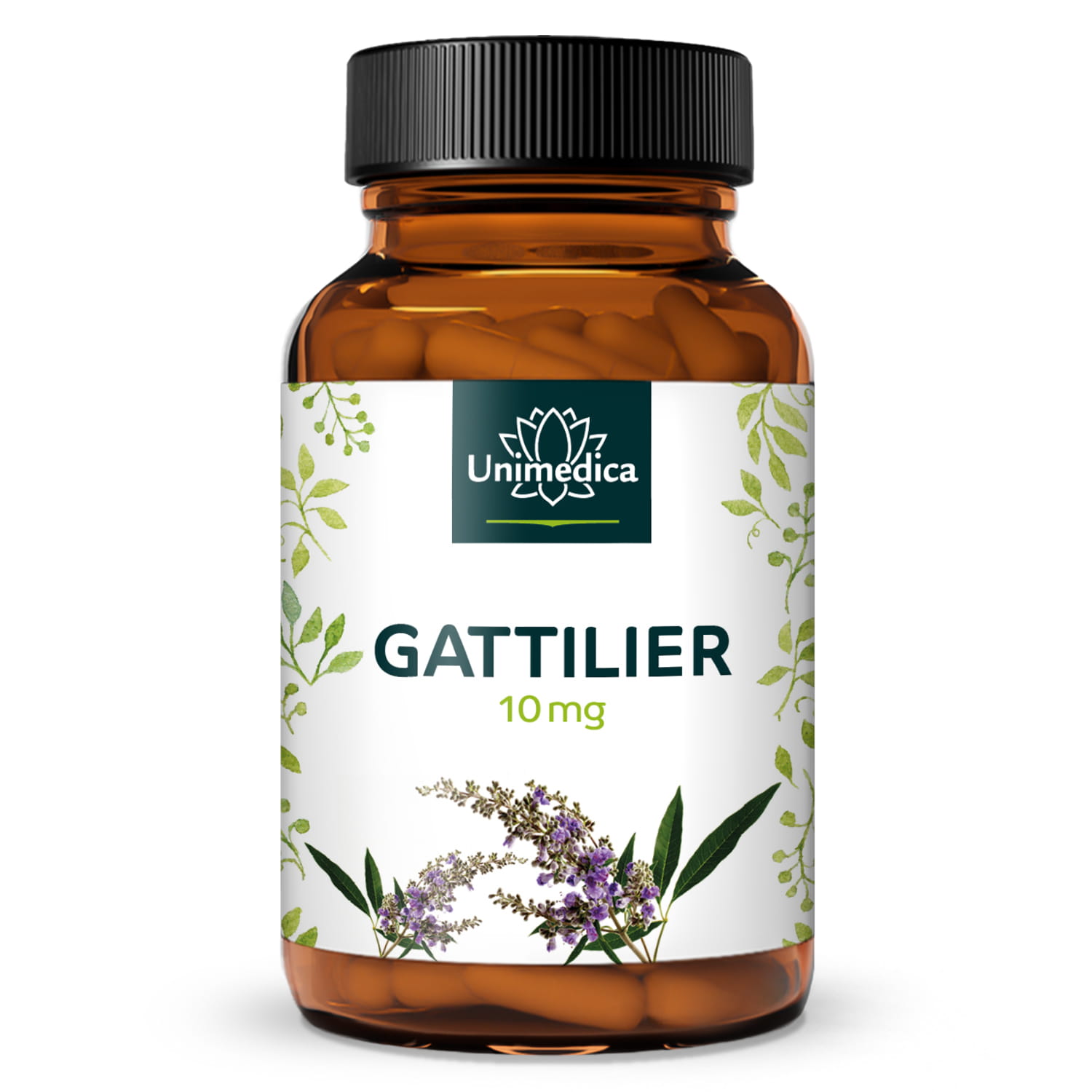 Extrait de poivre de moine dosage élevé - 10 mg par dose journalière - 180 gélules - par Unimedica