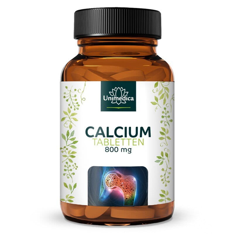 Comprimés de calcium - 800 mg dose quotidienne - 180 comprimés - Unimedica