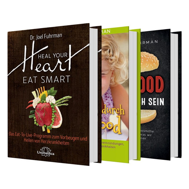 3er-Sparset - Unimedica Bücher: Heal Your Heart - Gesunde Kids durch Powerfood - Fastfood kann tödlich sein - von Joel Fuhrman