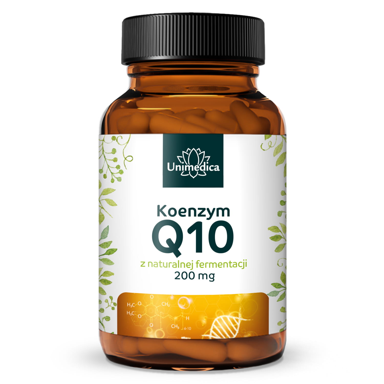 Koenzym Q10 - 200 mg na dawkę dzienną (1 kapsułka) - 120 kapsułek - od Unimedica