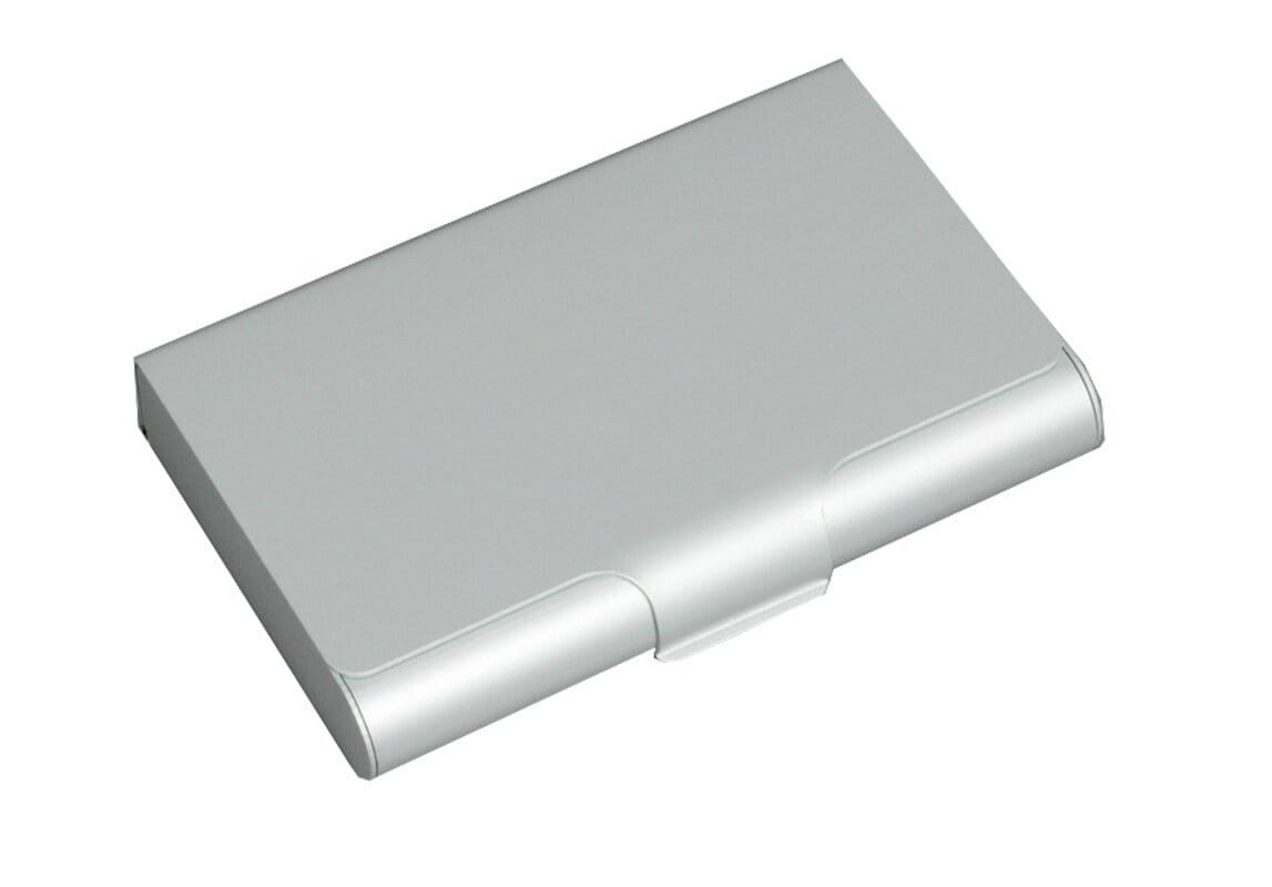 9er Alu-Taschenapotheke leer - silber