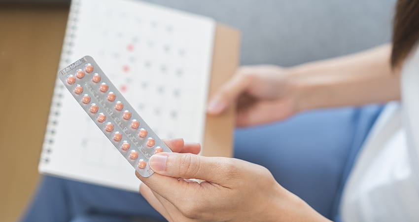 The contraceptive pill as a hormonal contraceptive method
