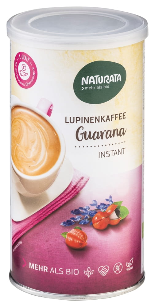 Lupinenkaffee Guarana, instant, Dose - BIO - 150g - Naturata