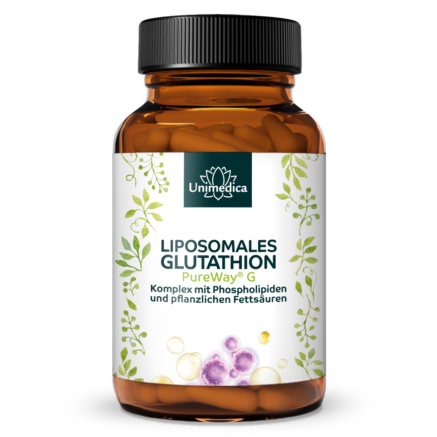 Glutathion liposomal - PureWay-G® - 400 mg de L-Glutathion par dose journalière (1 gélule) - 30 gélules