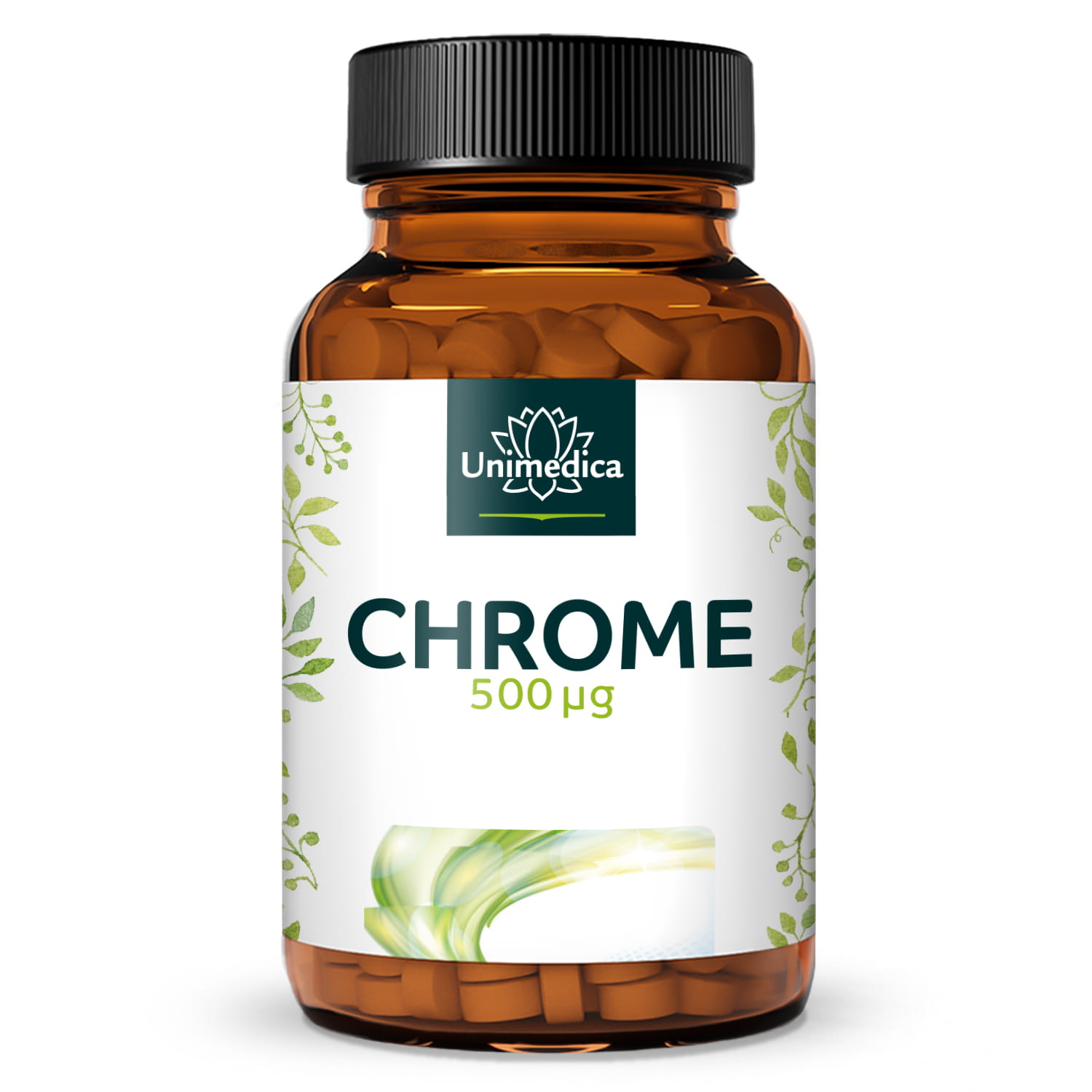 Chrome - 500 µg par dose journalière (1 comprimé) - 180 comprimés - par Unimedica