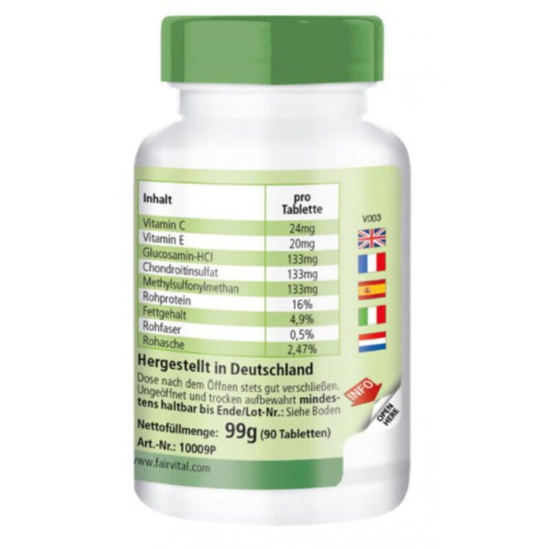 Glucosamin Plus für Hunde - Vetipur - 90 Tabletten
