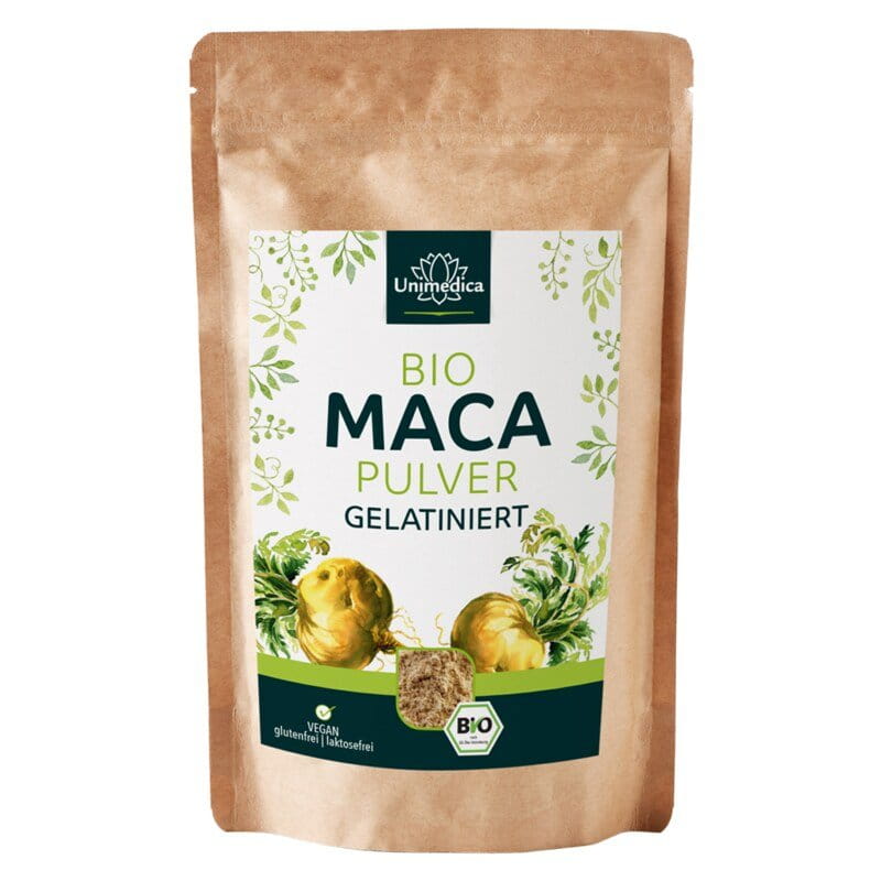 Bio Maca Pulver - gelatiniert - 300 g - von Unimedica