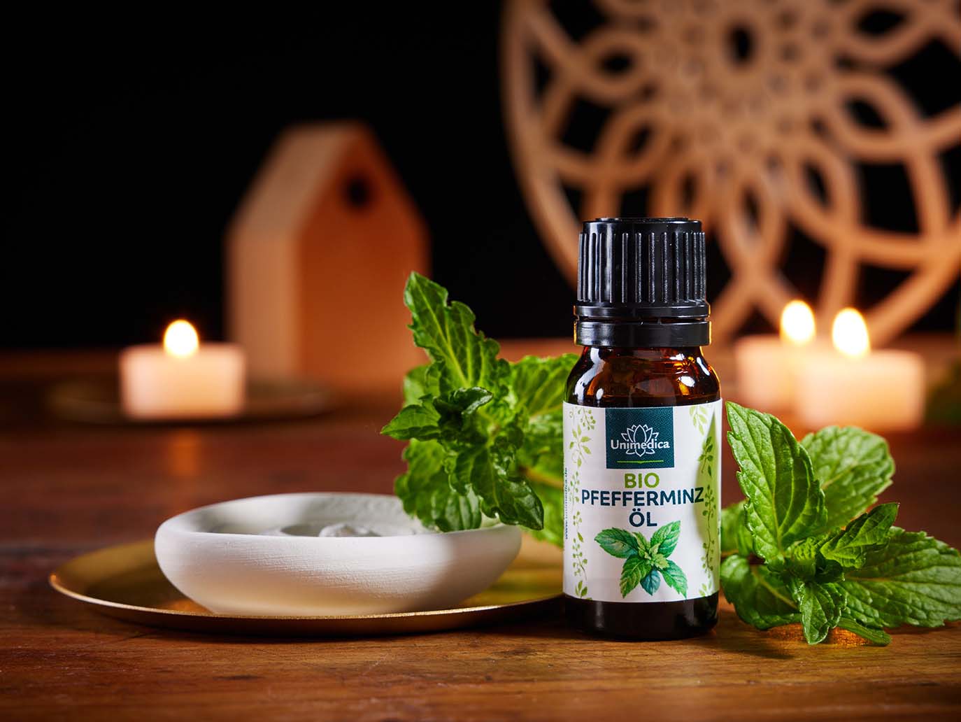 Organic Peppermint Oil - Natural Essential Oil - 10 ml - Mint Oil - from Unimedica