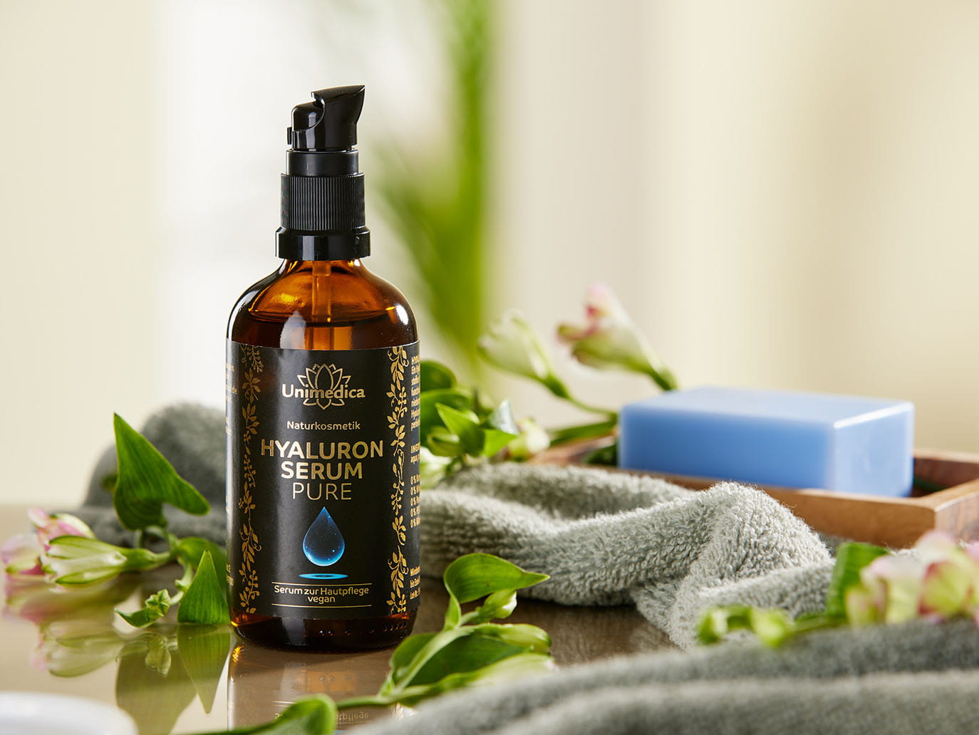 Sérum hyaluronique pur  hautement dosé - 100 ml - par Unimedica