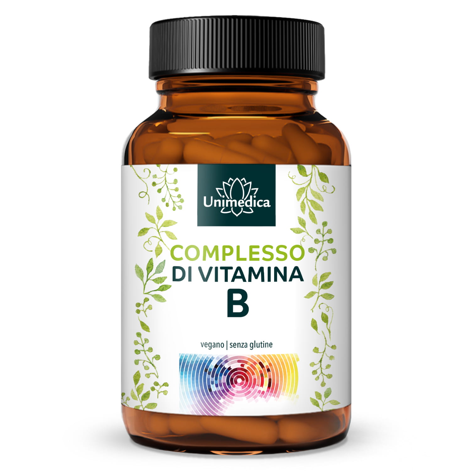 Complesso di vitamine B - ad alto dosaggio - 180 capsule - con cofattori - di Unimedica