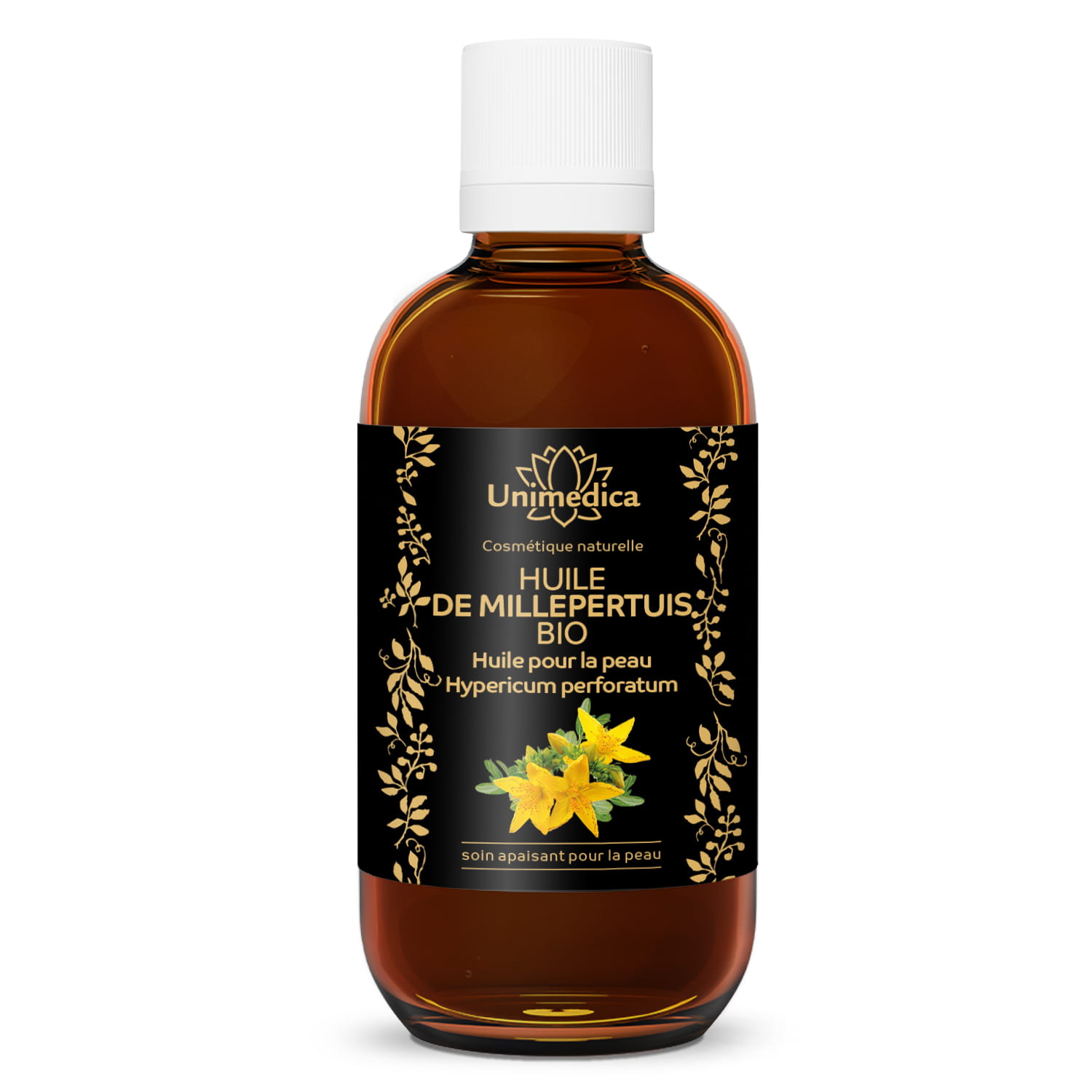 Huile de millepertuis bio pour la peau - 100 ml