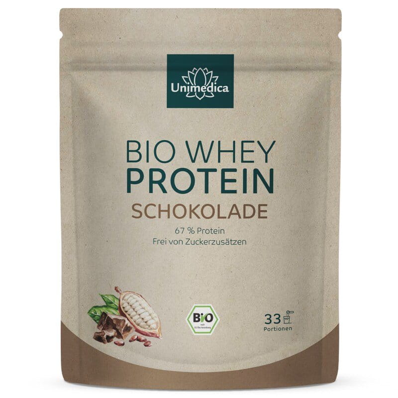 Bio Whey Protein - Chocolate - 67% Protein - 1 kg - by Unimedica