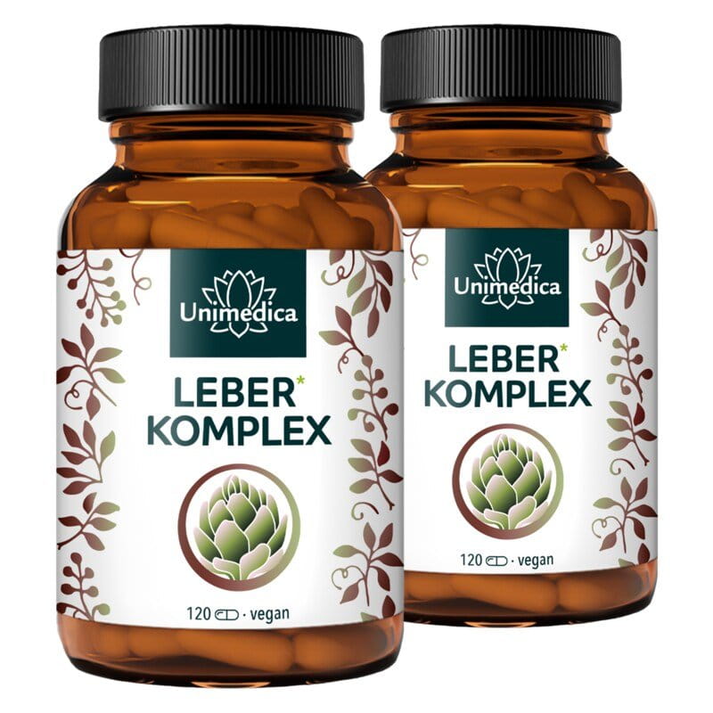2er-Sparset: Leber Komplex - 2 x 120 Kapseln - von Unimedica
