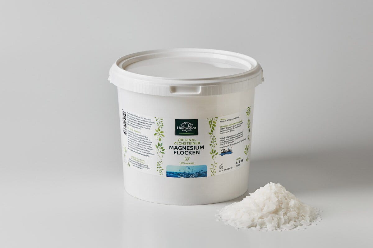 Magnesiumflocken - Original Zechsteiner - 3 kg - von Unimedica