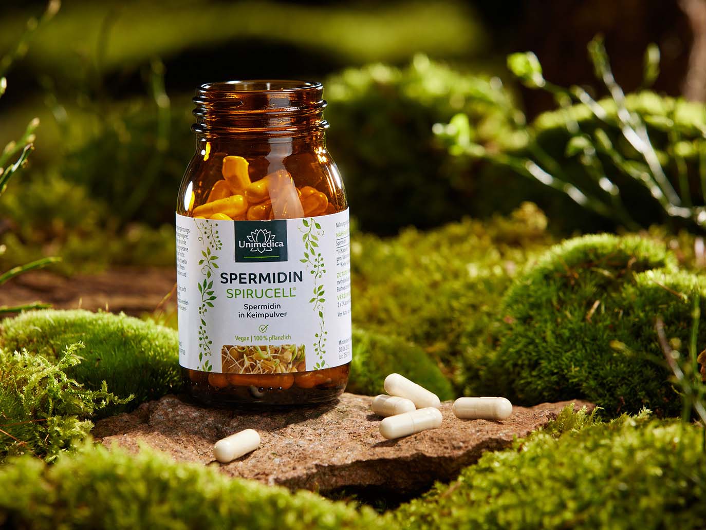Spermidin Spirucell® - 1,2 mg par dose journalière - 90 gélules - par Unimedica