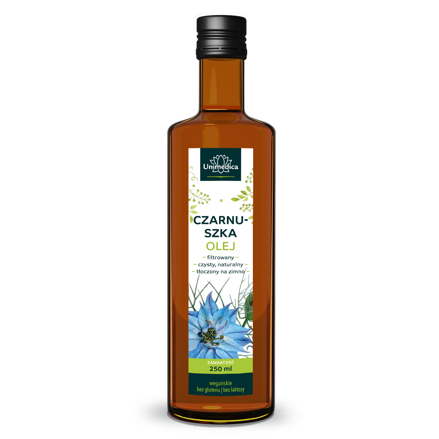 Olej z czarnuszki filtrowany - 250 ml - od Unimedica