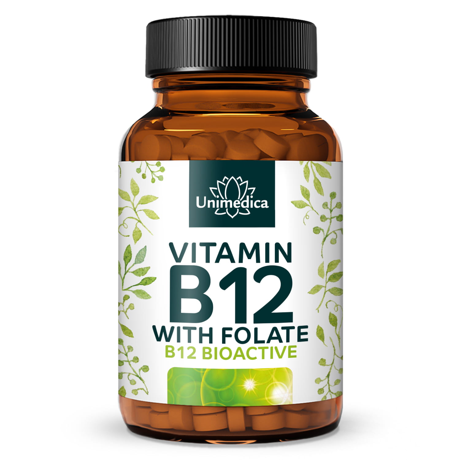 Vitamin B12 with folate - 180 tablets