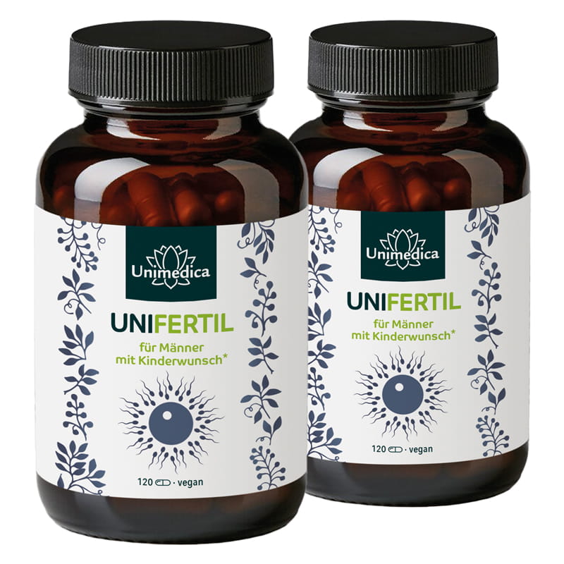 2er-Sparset: Unifertil - für Männer mit Kinderwunsch* - 2 x 120 Kapseln - von Unimedica