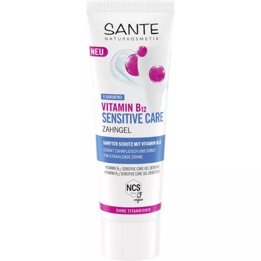Zahngel Sensitiv Care Vitamin B12 - Fluoridfrei - 75 ml