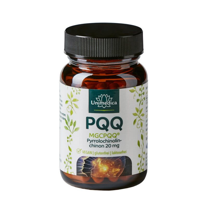 PQQ (MGCPQQ) Pyrroloquinoline Quinone - 20 mg per daily dose (1 capsule) - 60 capsules - from Unimedica